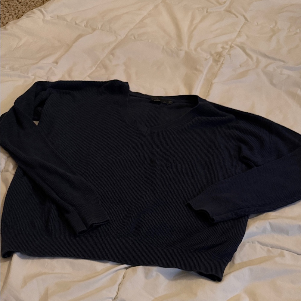 Prana women's Deep Blue V-Neck Sweater